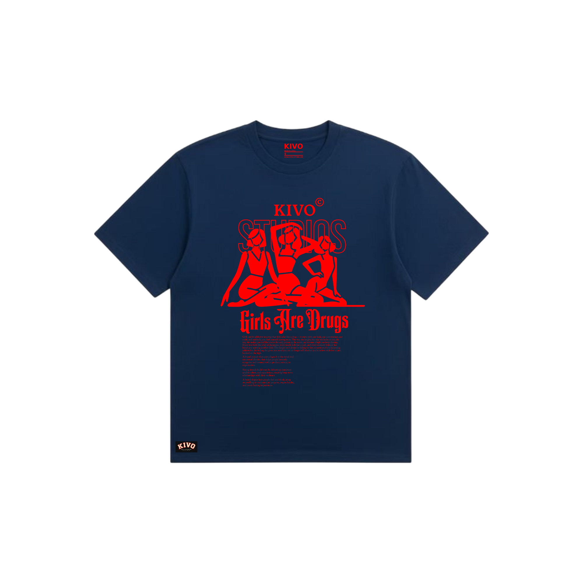 KIVO 'Girls Are Drugs' Graphic Tee