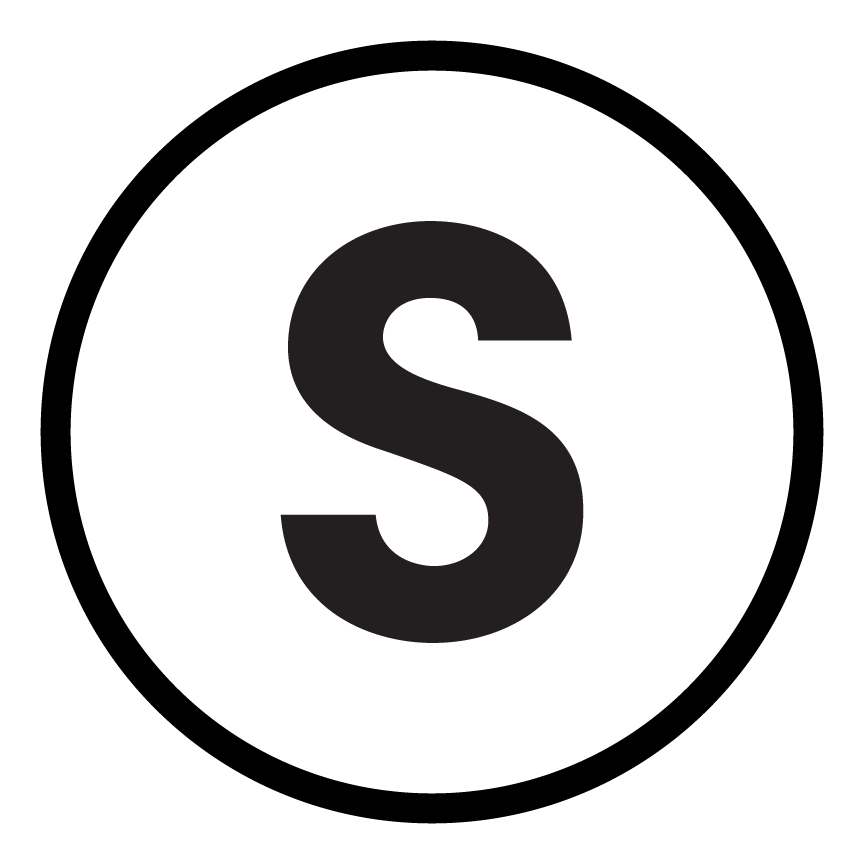 A large gray dollar sign on a black background.