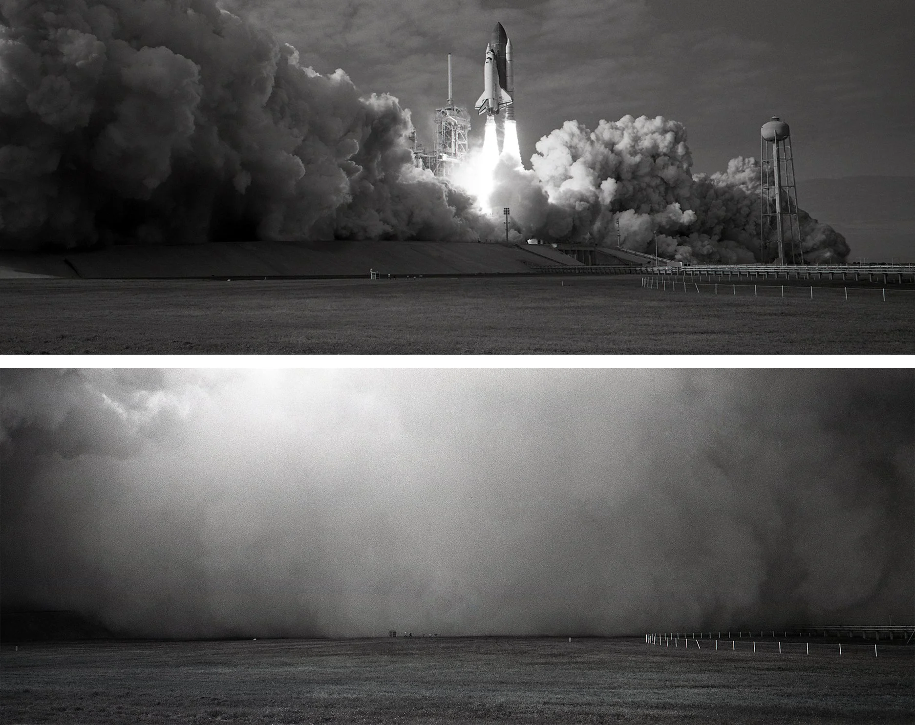 Cryptic Liftoff of the Space Shuttle