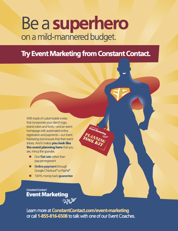 Event Marketing Product Print Ad
