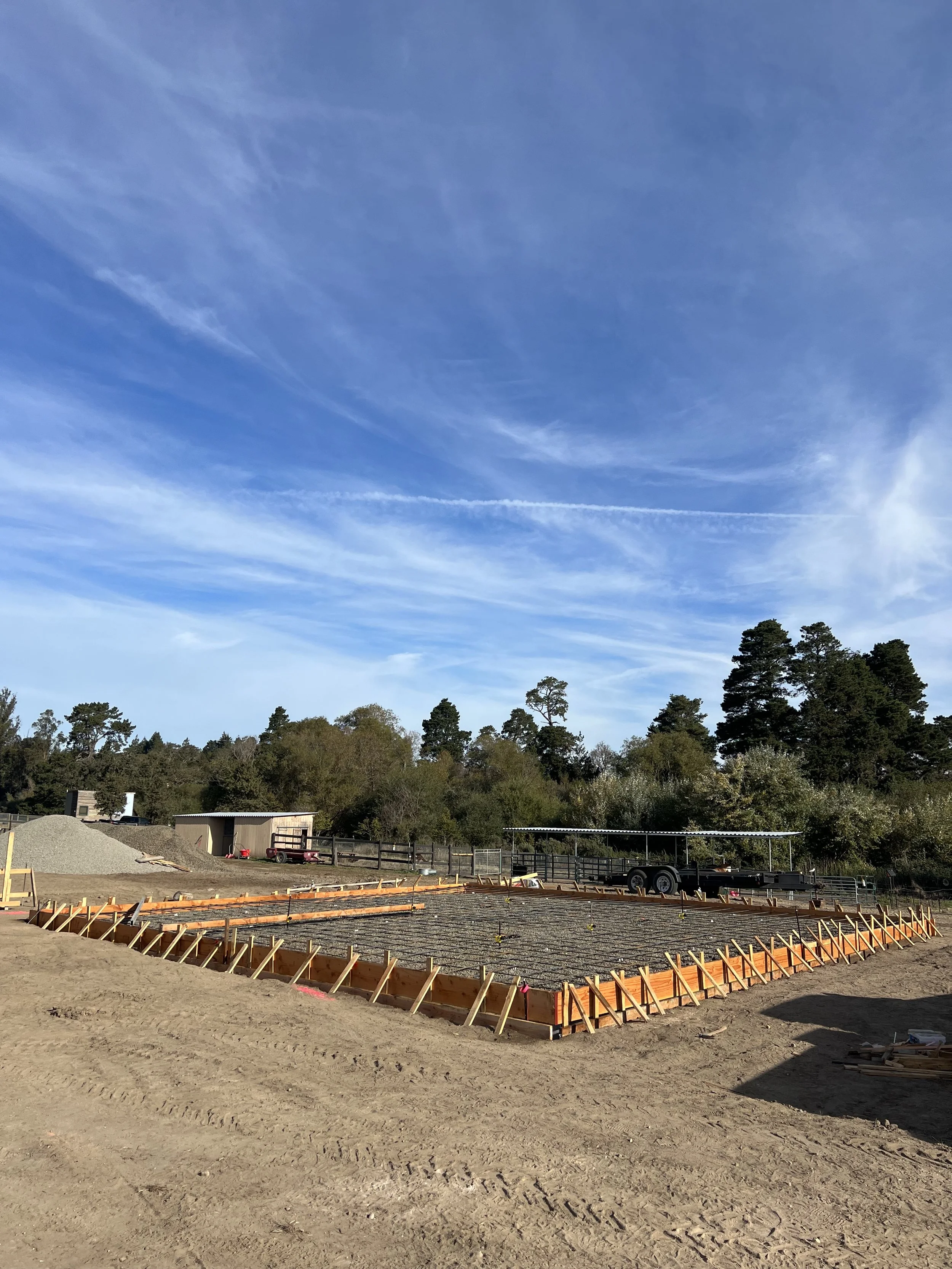 Pre Pour of Concrete Foundation.