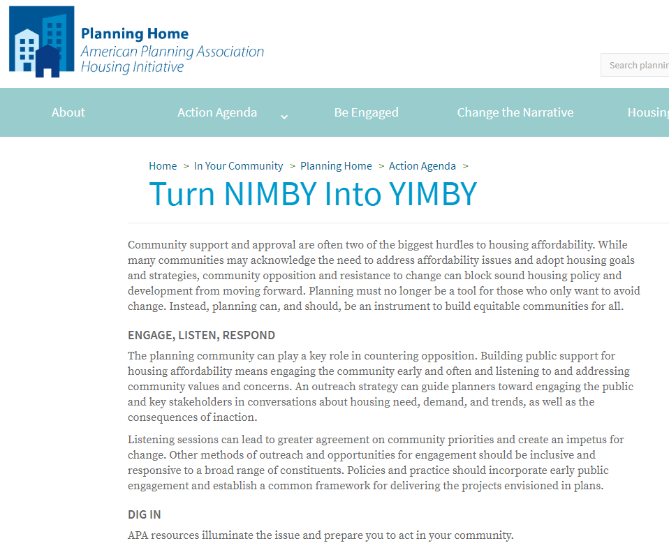 The YIMBY Act Passes House by Voice Vote