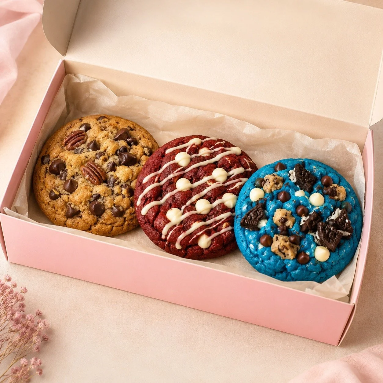 3-Cookie Box