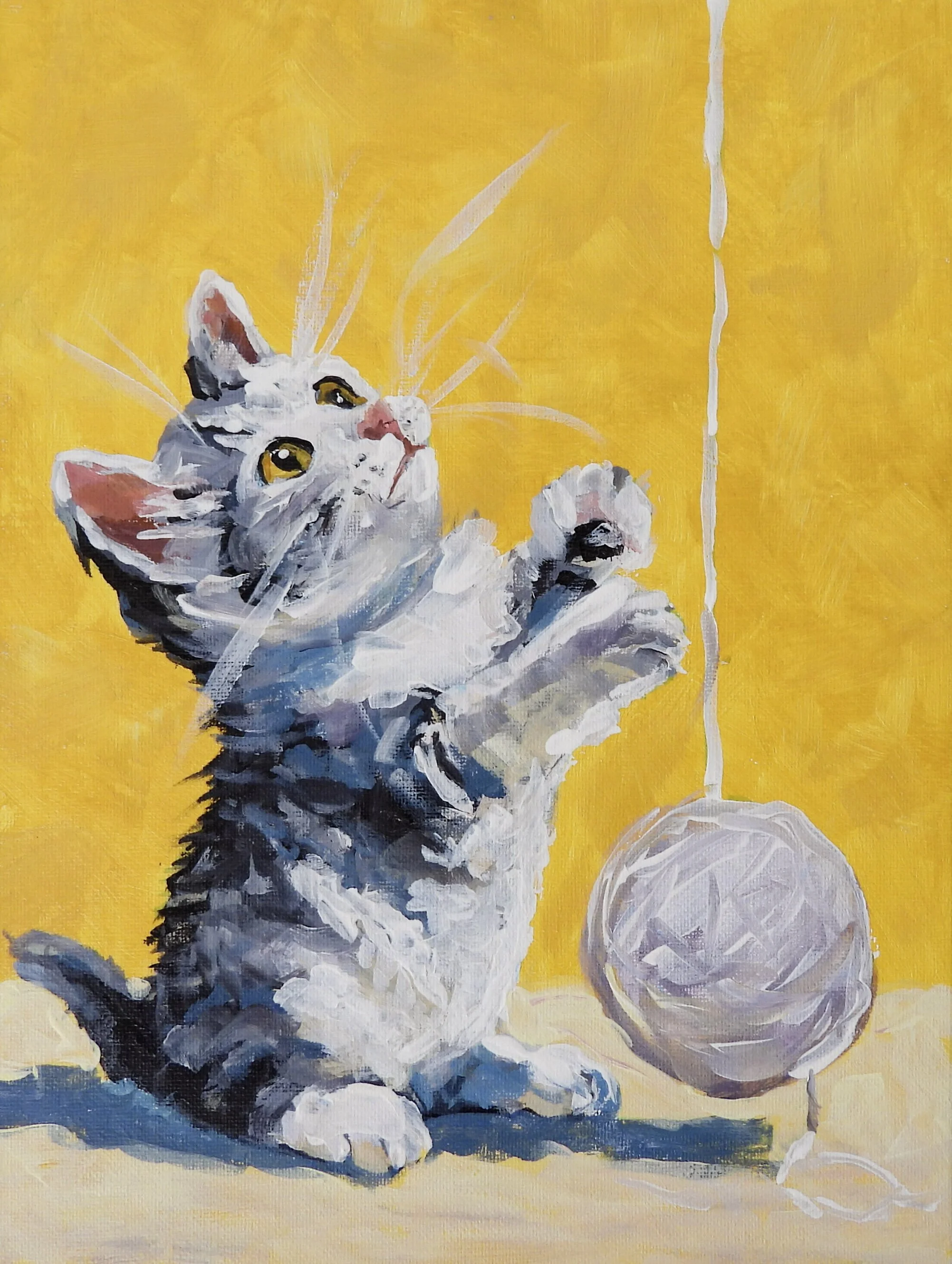 Cotton Ball Kitty