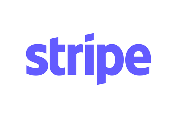 The word "stripe" in bold purple letters on a white background.