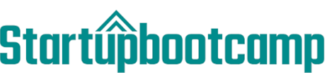 Logo of Startup Bootcamp with stylized upward arrow integrated into the letter 't'