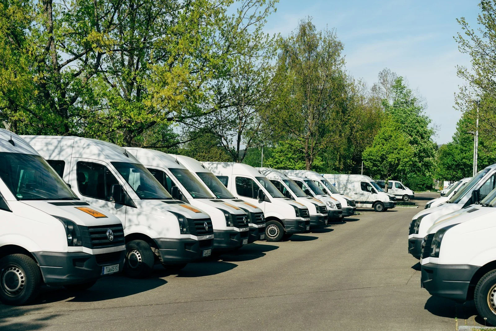 White cargo vans for California contractors