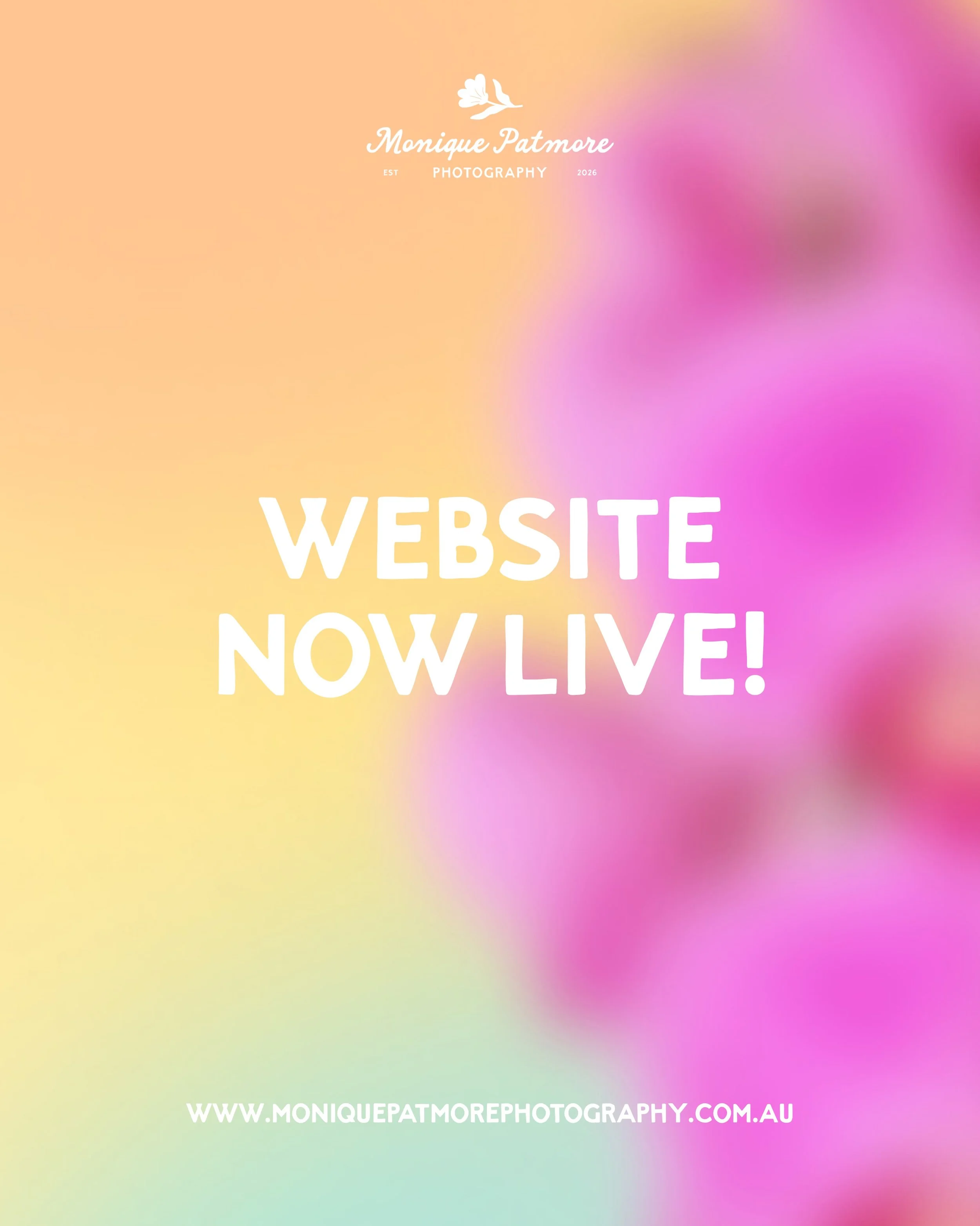 After what feels like forever, my website is officially LIVE! 🥹✨

I&rsquo;m so excited to finally share this little corner of the internet with you all.

Come and have a look around, learn a little more about me and what I do, and explore my package