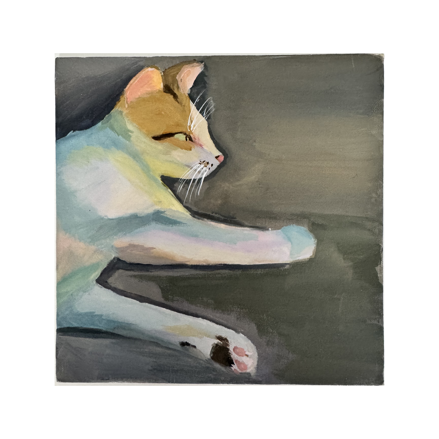shared-stillness-01-resting-cat-portrait-gouache-painting.png