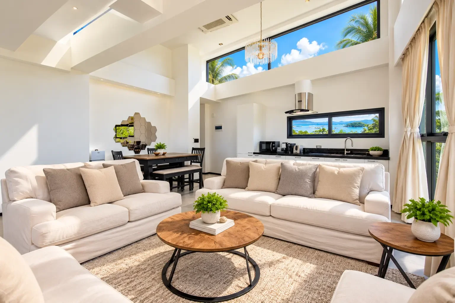 Paradise Ocean View Penthouse Living Room.webp