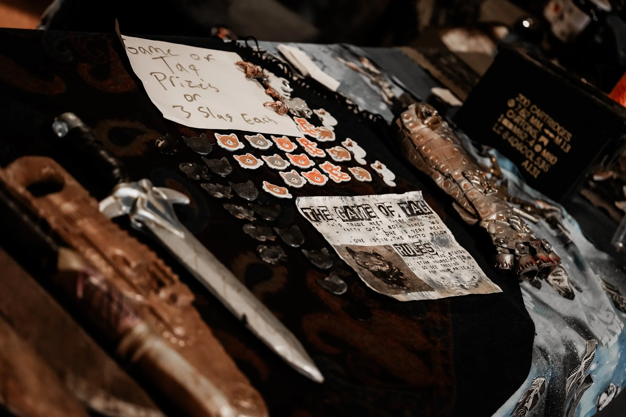 An image of post apoc props and set.