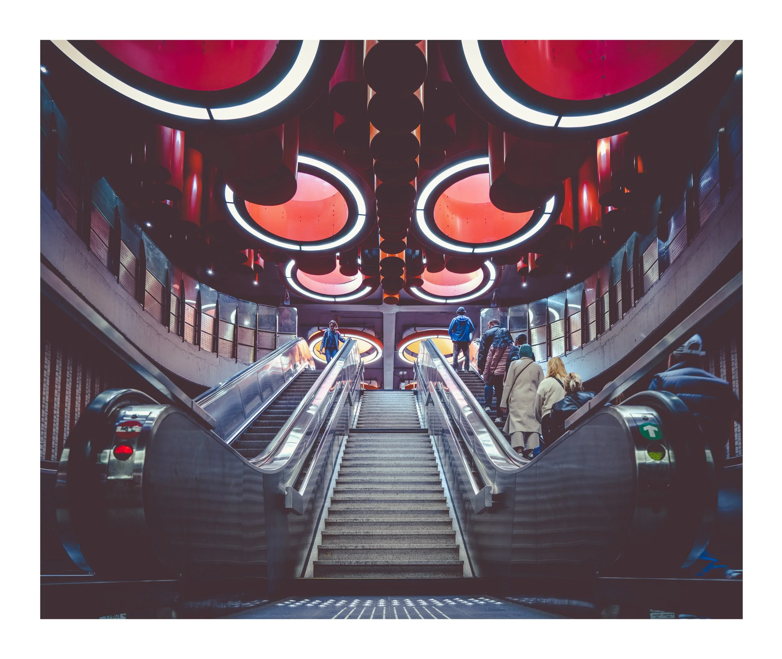 Ascent Through the Metro - Brussels