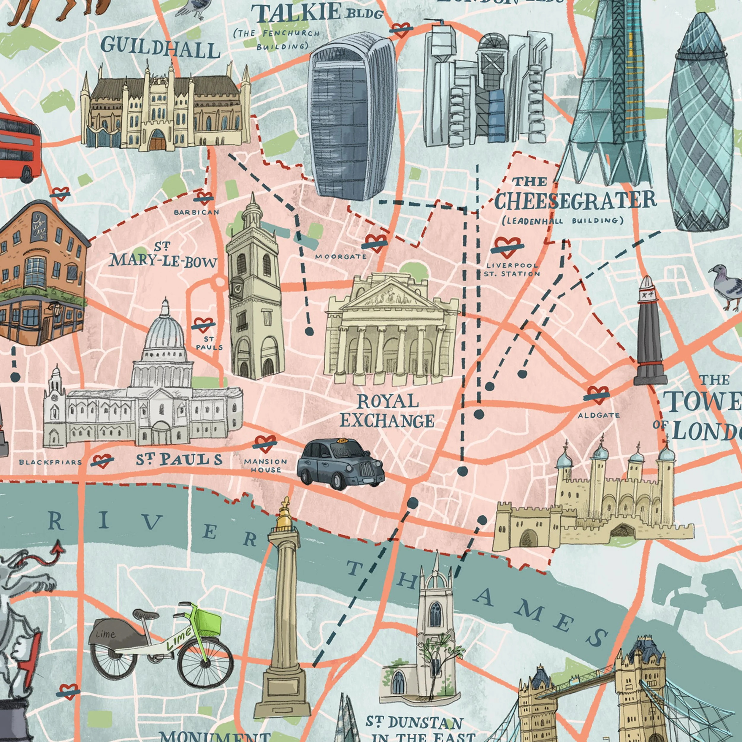 City of London Map
