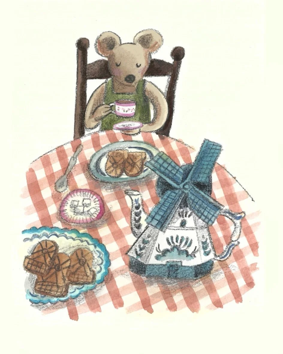 Day 13: WINDMILL 🫖🍪🐁

I had no idea windmill cookies are a thing, apparently @baymckays favorite cookie, news to me!! But Mr. Mousey definately agrees! 

#peachtober26windmill #peachtober26 @peachtober