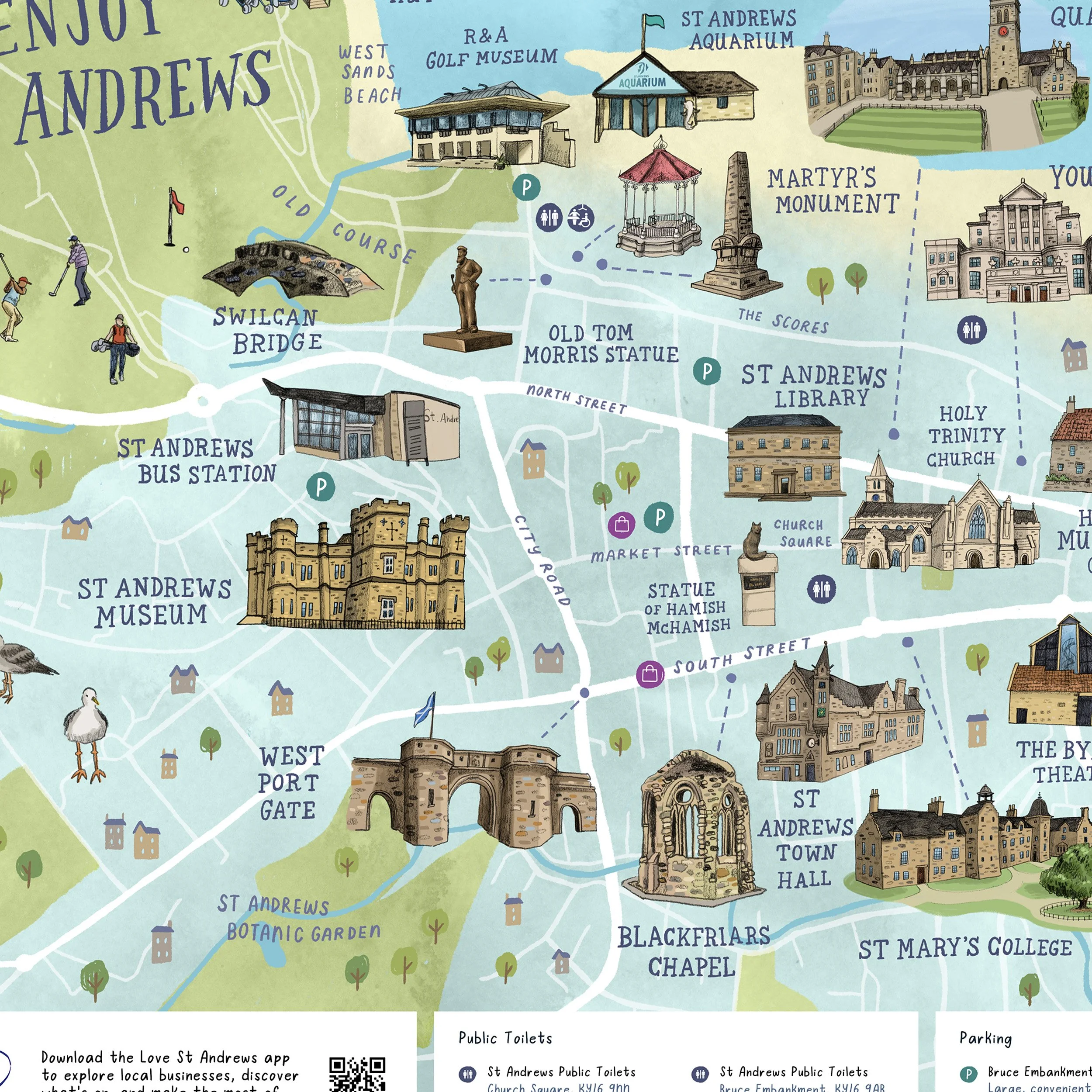 St Andrews BID District Map
