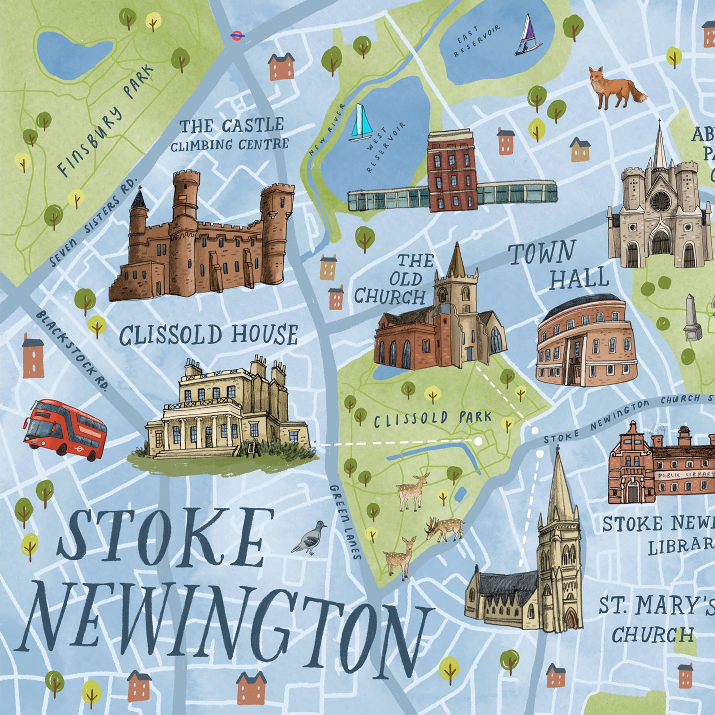 Stoke Newington Map