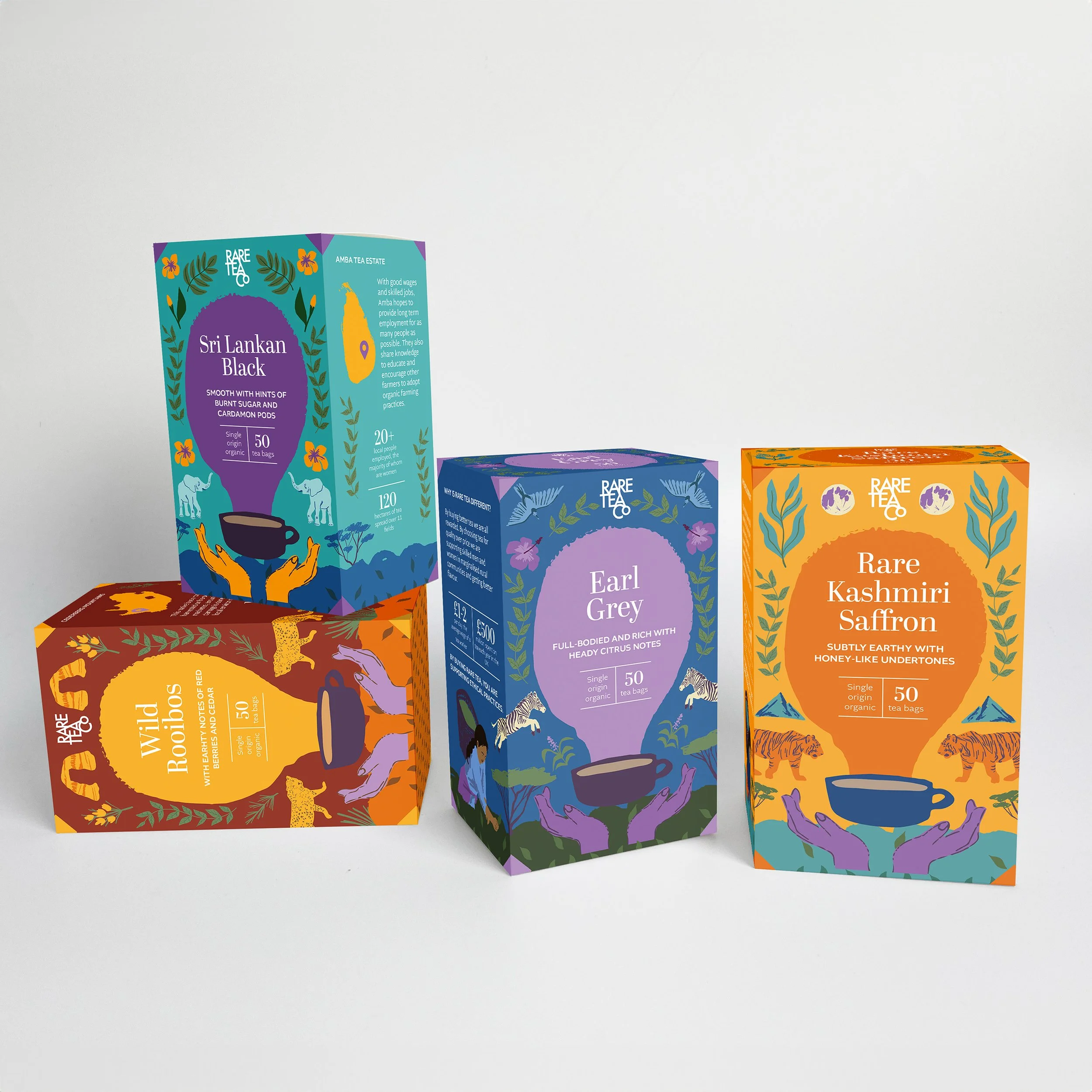 Rare Tea Co Packaging Design
