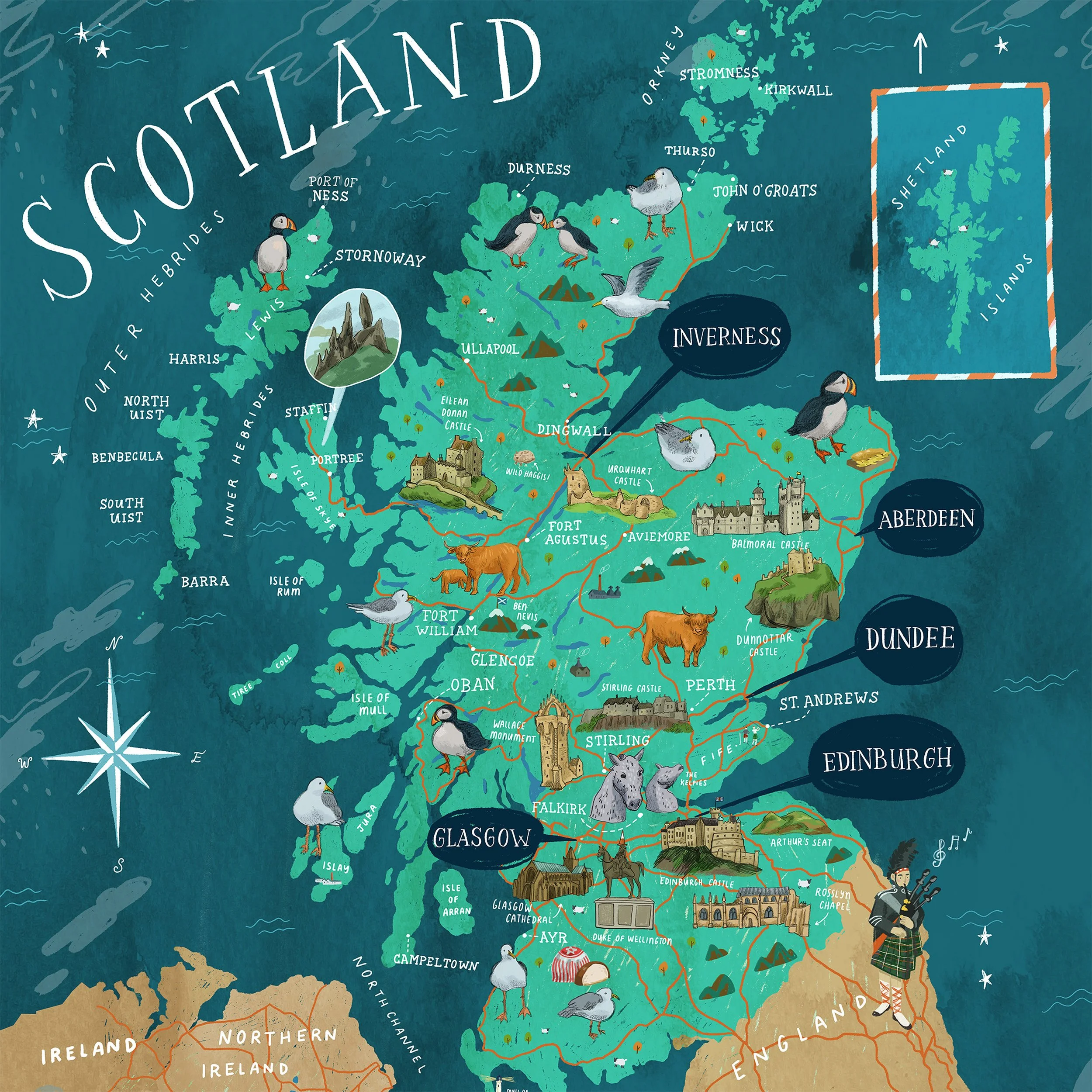 Scotland Map
