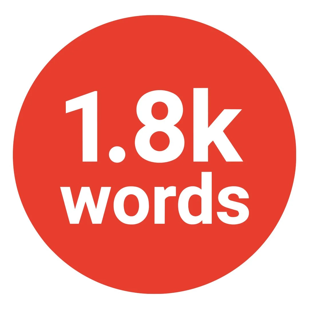 Red circle with white text indicating 1.8k words.