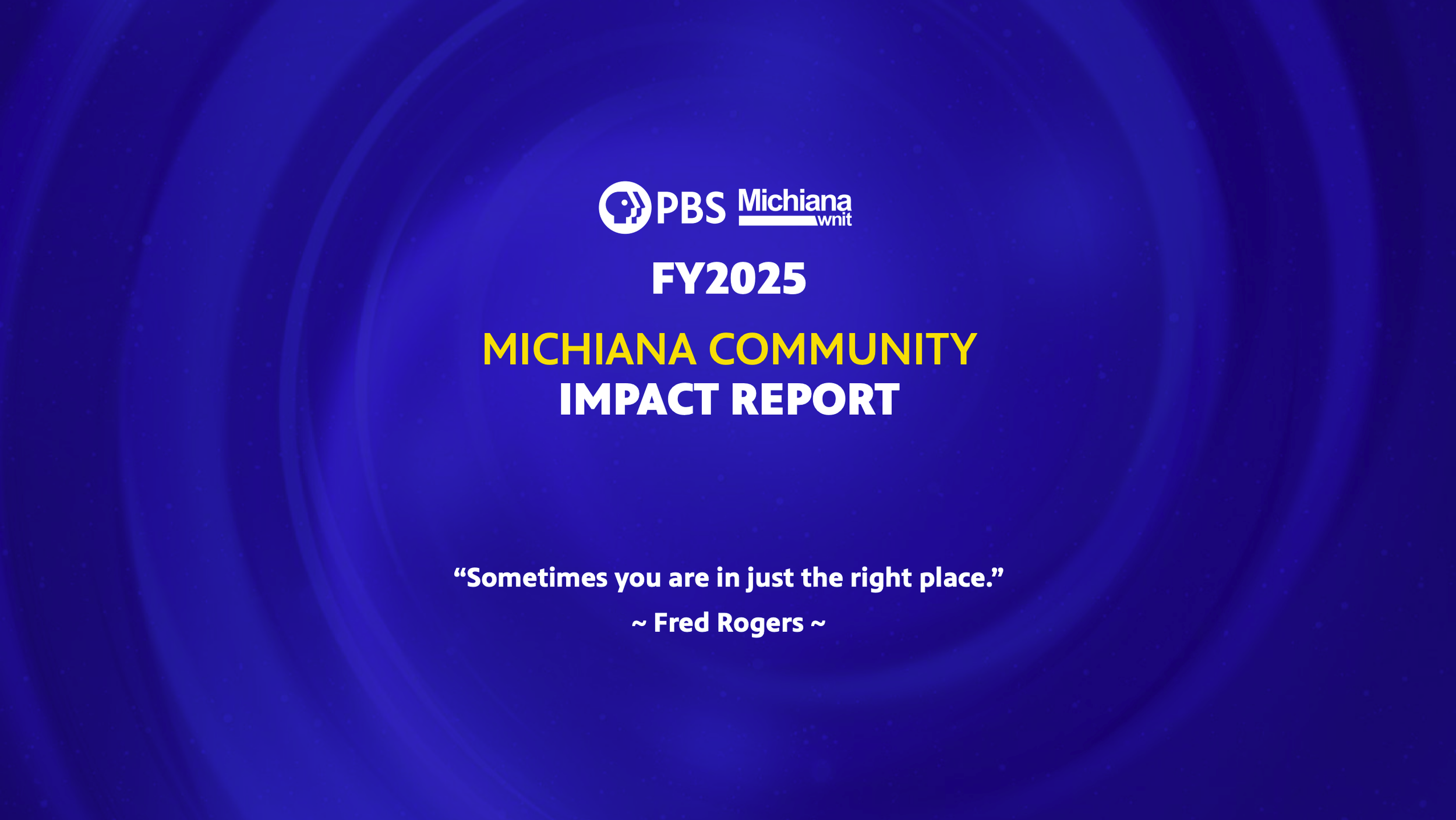 FY2025 Michiana Community Impact Report Cover