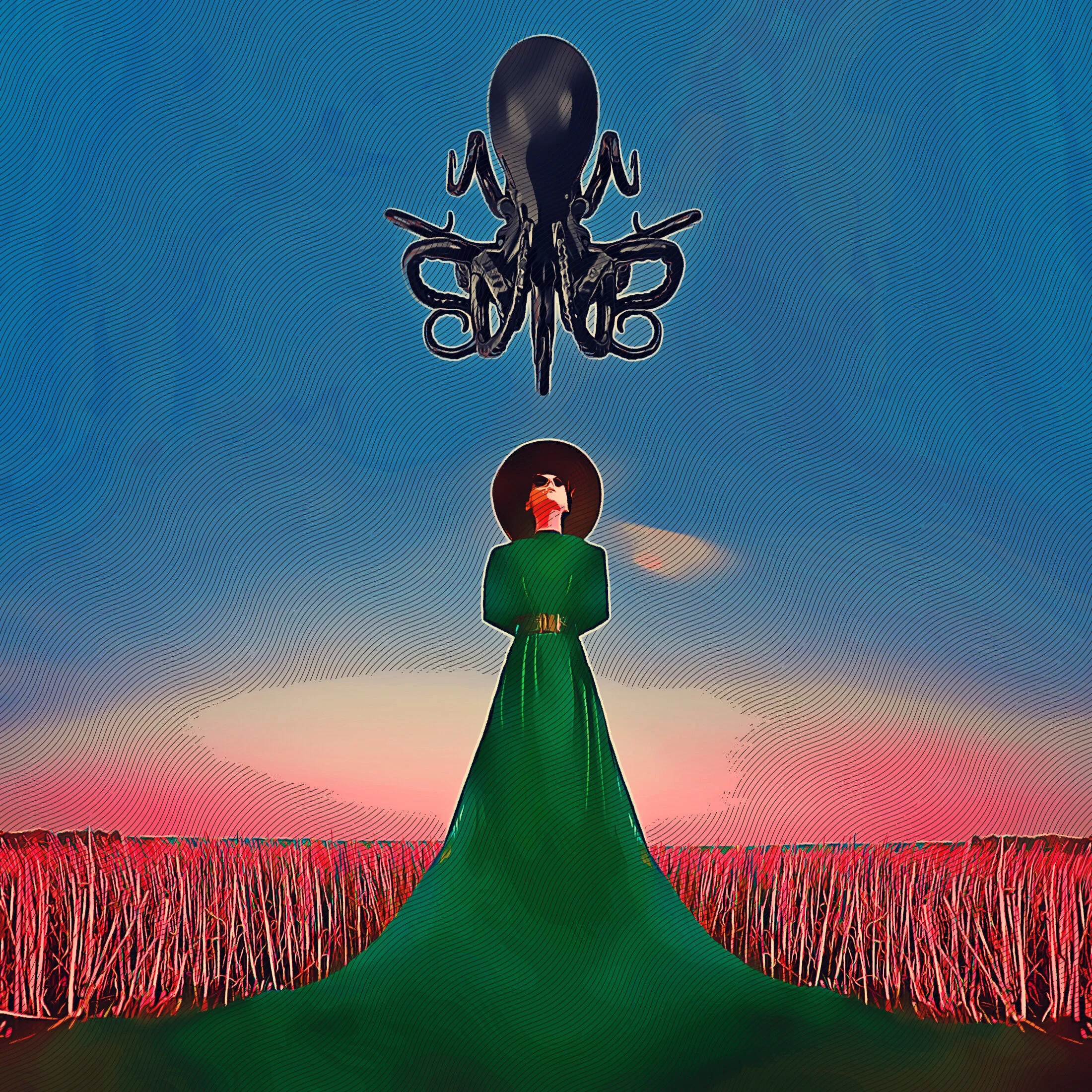 Walking Man and Octopus (Series)