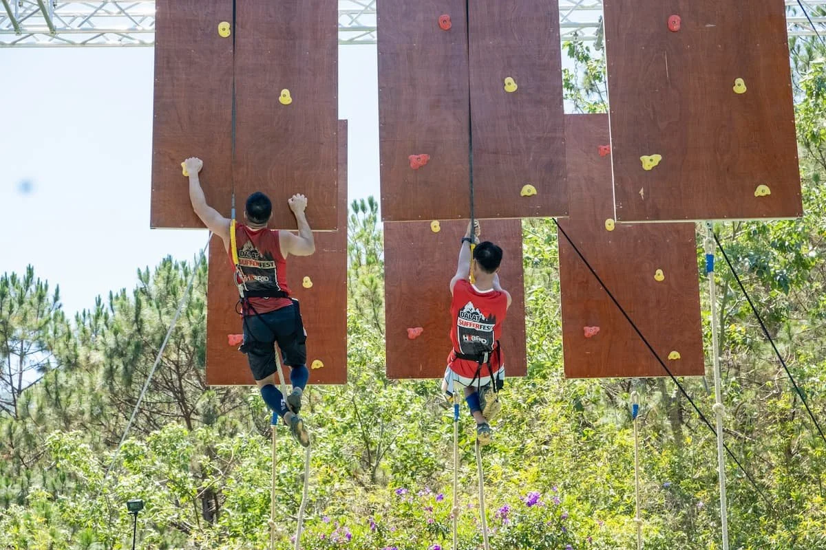 Suspended Climbing Panels