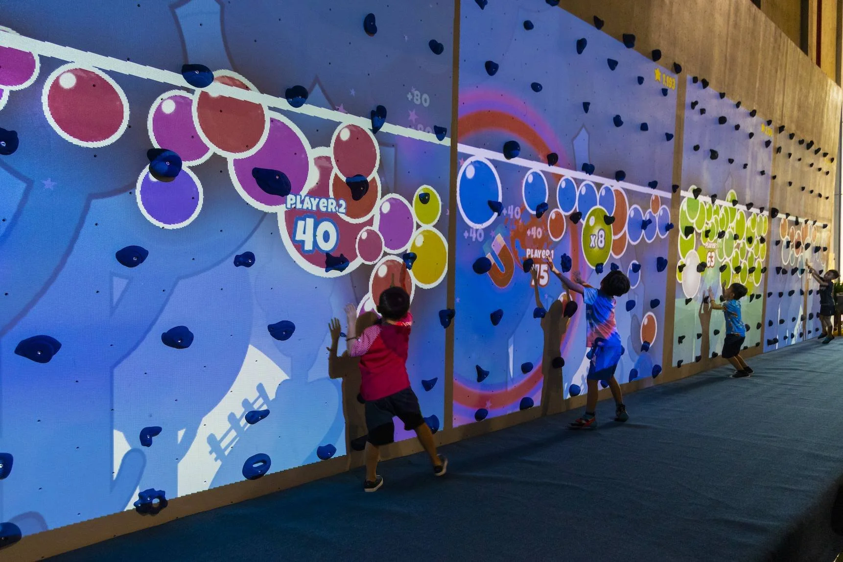 Interactive Arcade Climbing
