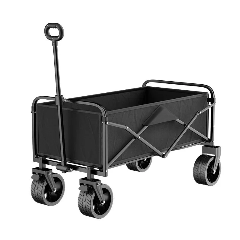 Extra Large Heavy Duty Folding Wagon/Camp Cart – 550 lbs Capacity