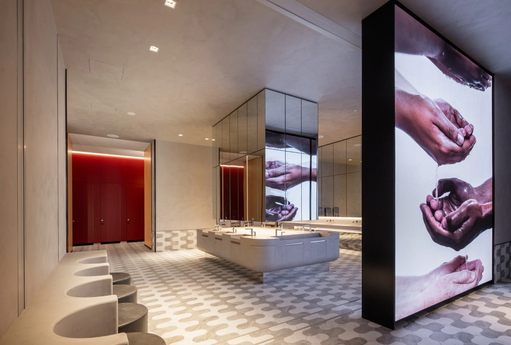 Inclusive bathroom interior at Royalmount in Montreal by Chrome Design and Borrallo Interiors
Télécharger