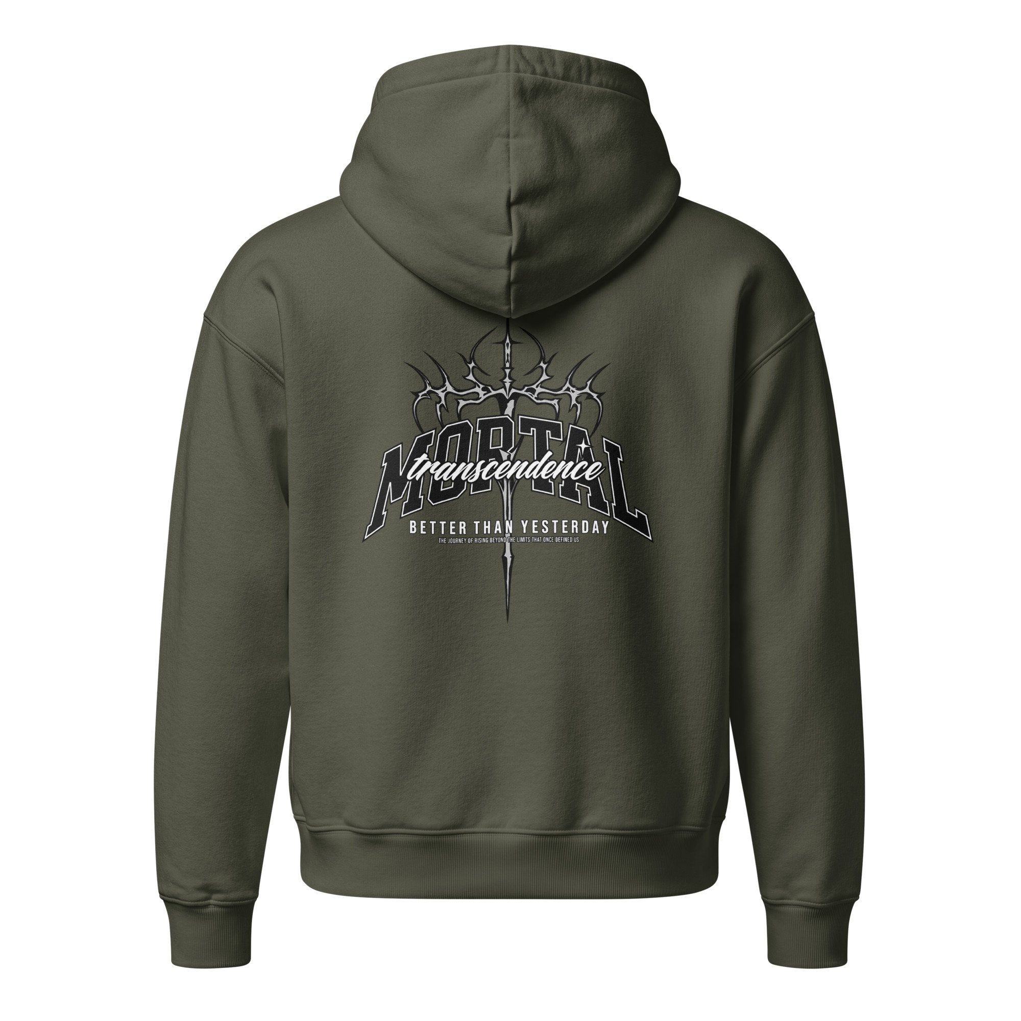 Unisex relaxed mid-weight hooded sweatshirt