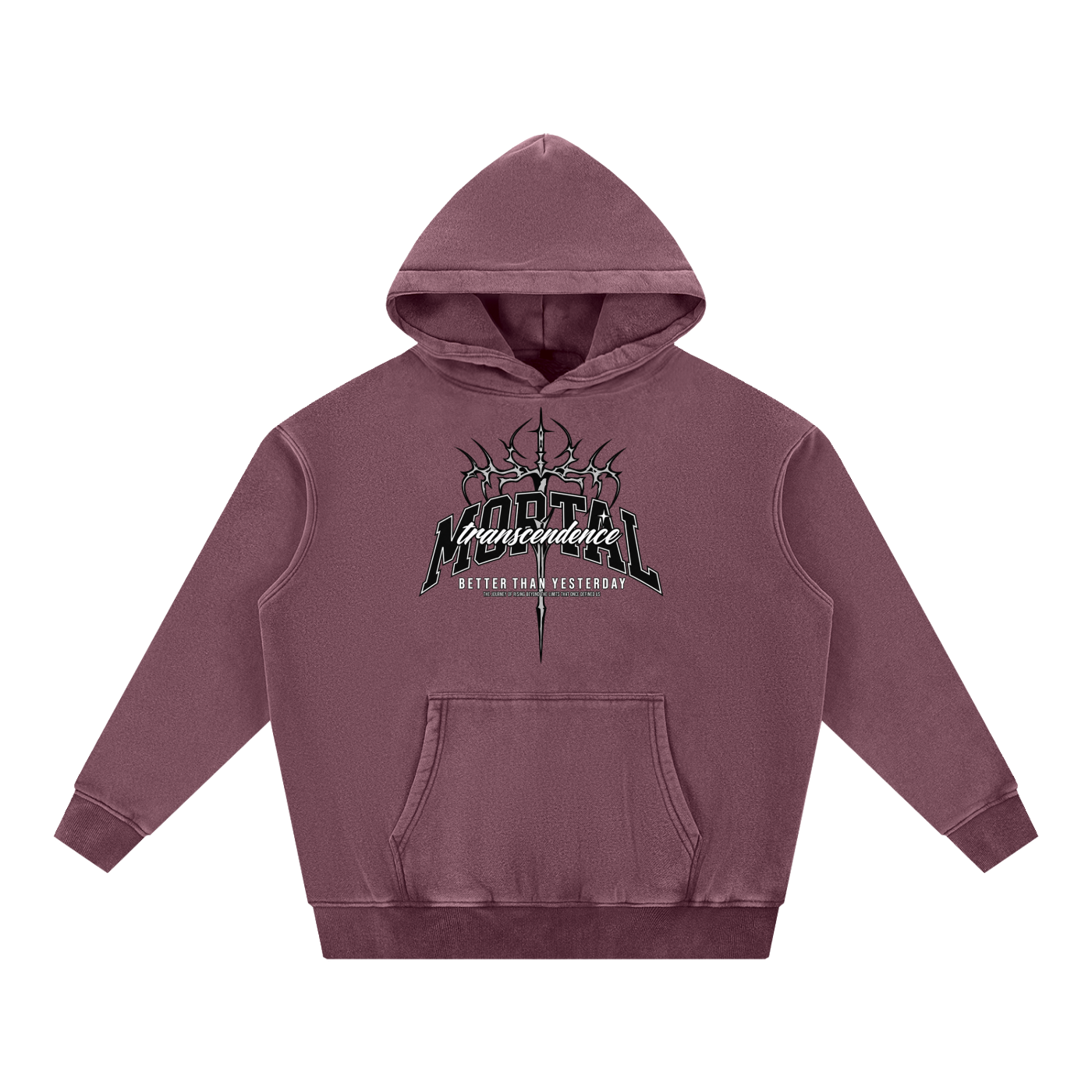 Snow Wash Fleece Oversize Hoodie