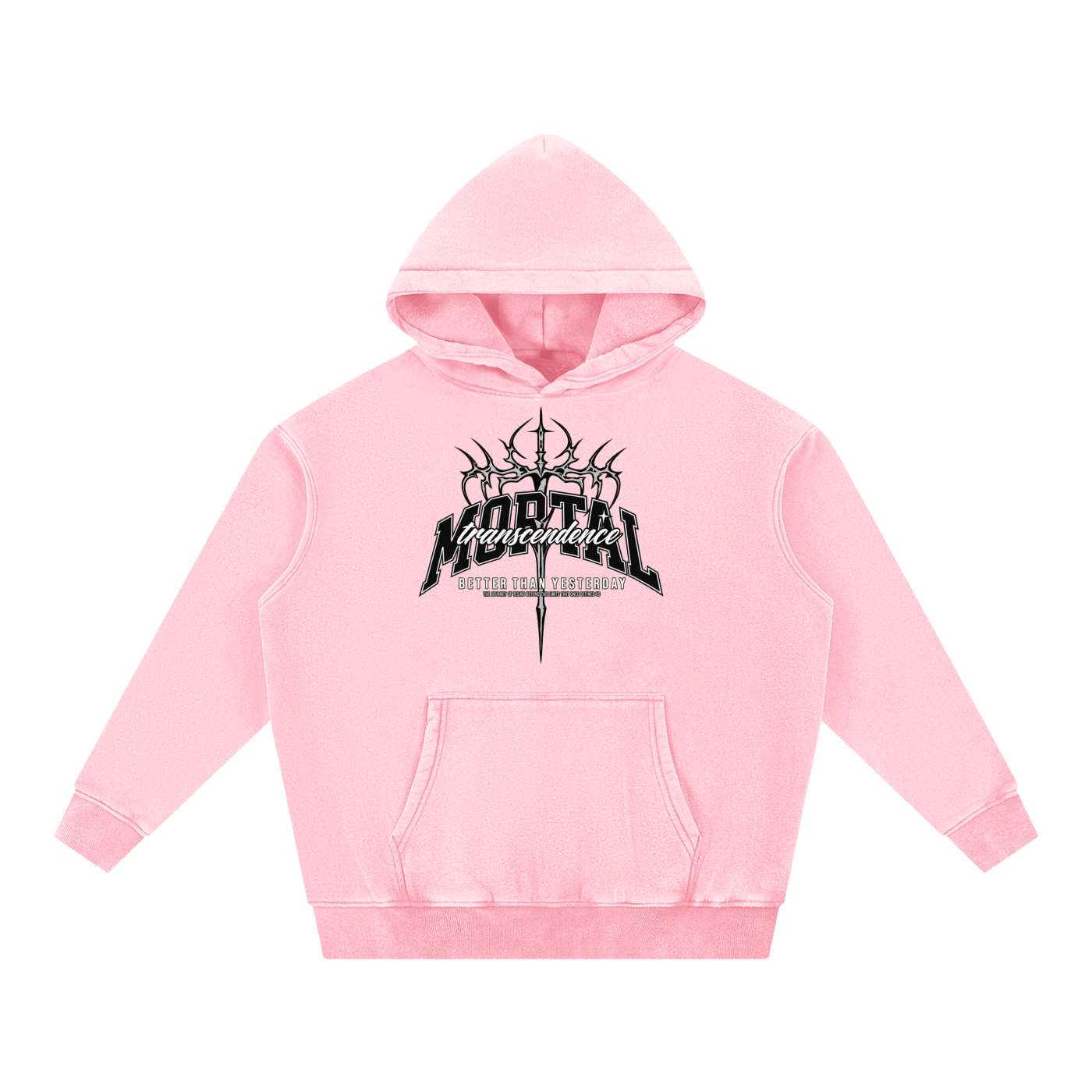 Snow Wash Fleece Oversize Hoodie