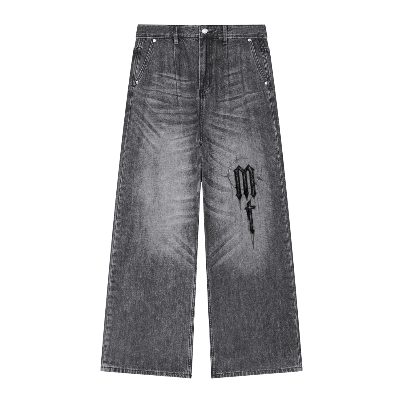 Men's Vintage Wash Denim Jeans
