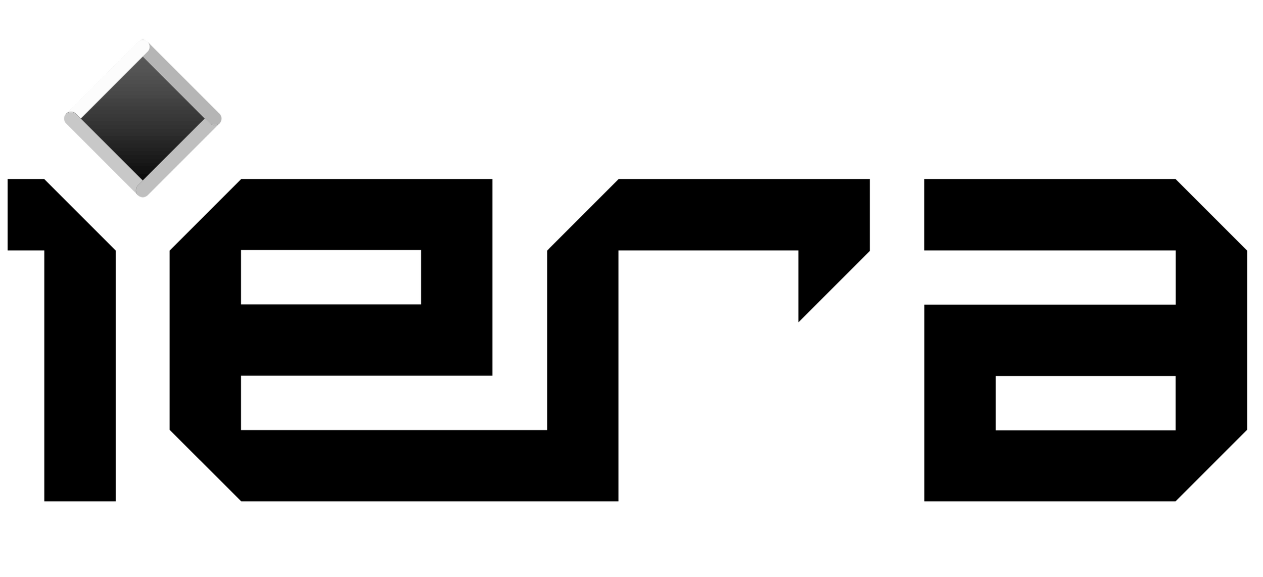 A black and white logo with a platinum diamond shape at the top left corner and the words 'Step Into the Arena' written in bold black letters.