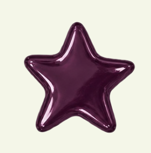 Lila-Sternballon