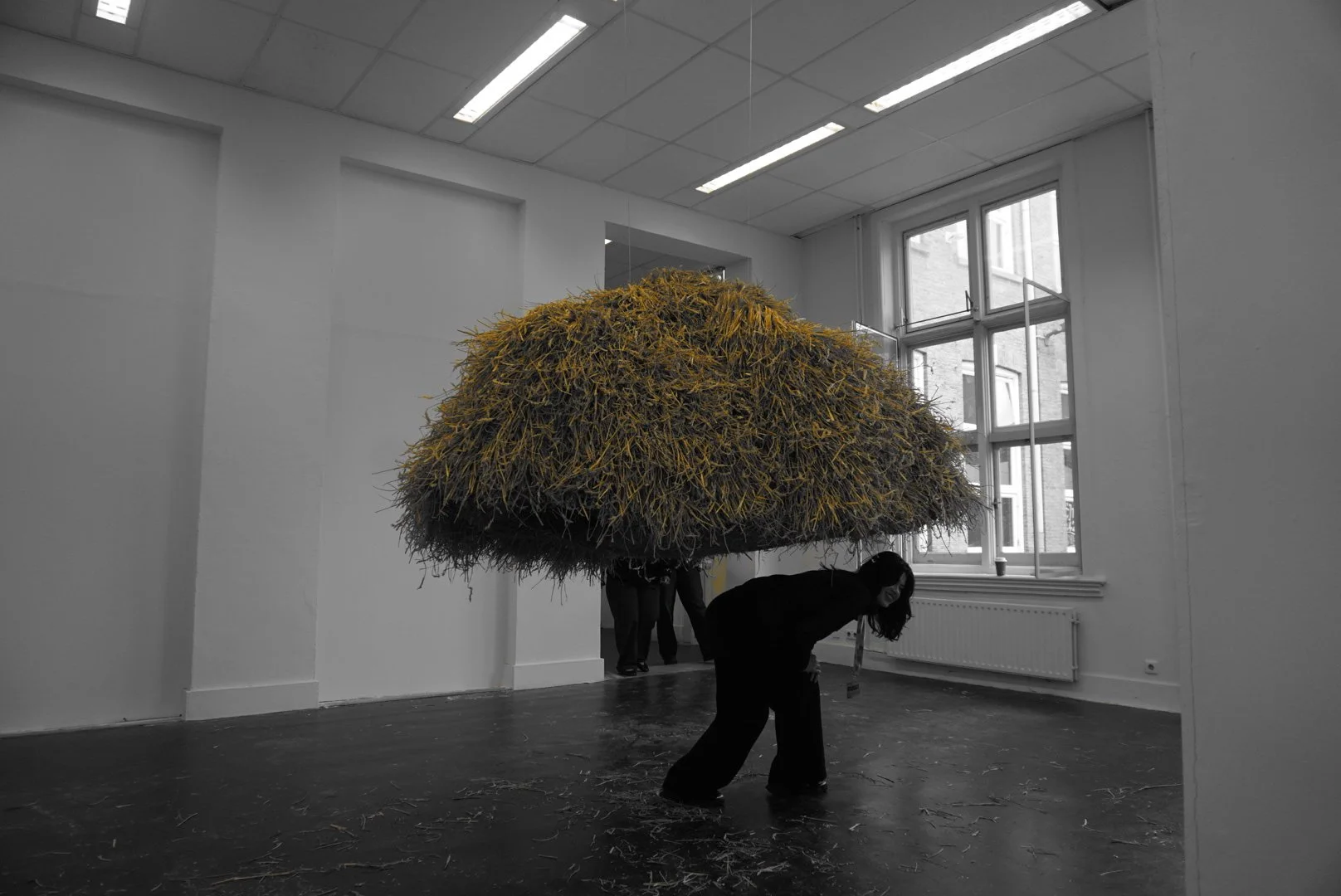 Straw Installation Sculpture