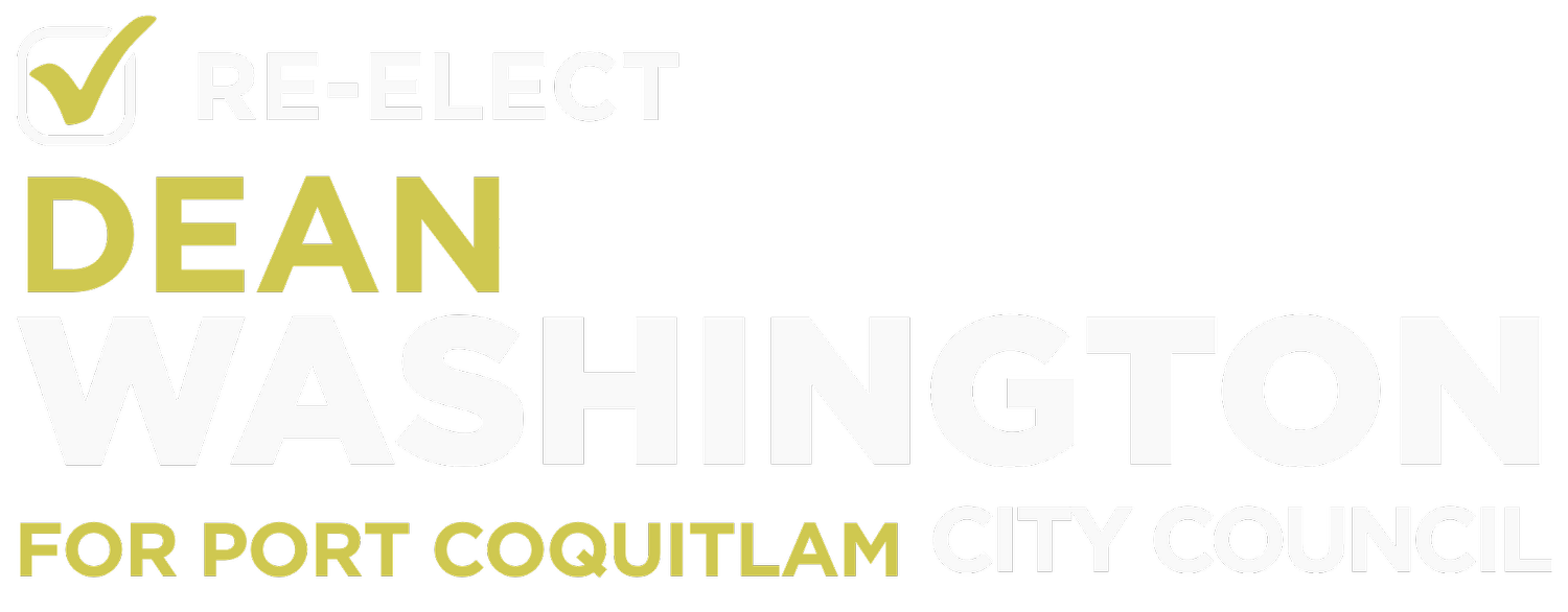 Re-Elect Dean Washington for Port Coquitlam City Council