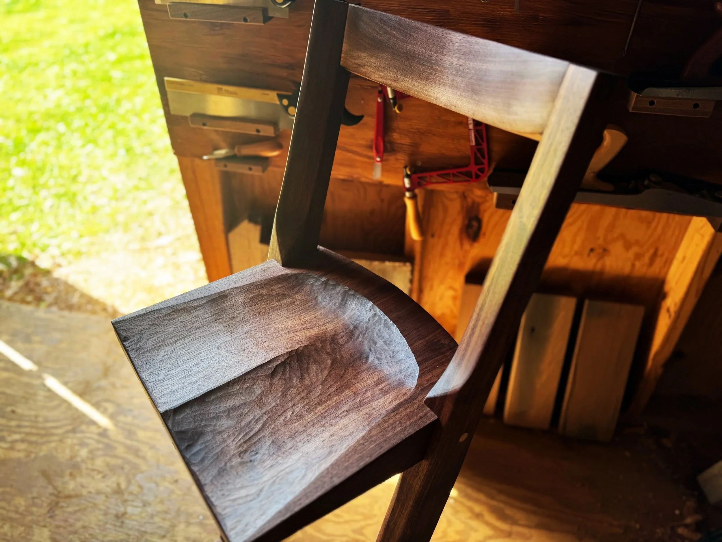 Two-Legged Cantilever Bar Stools