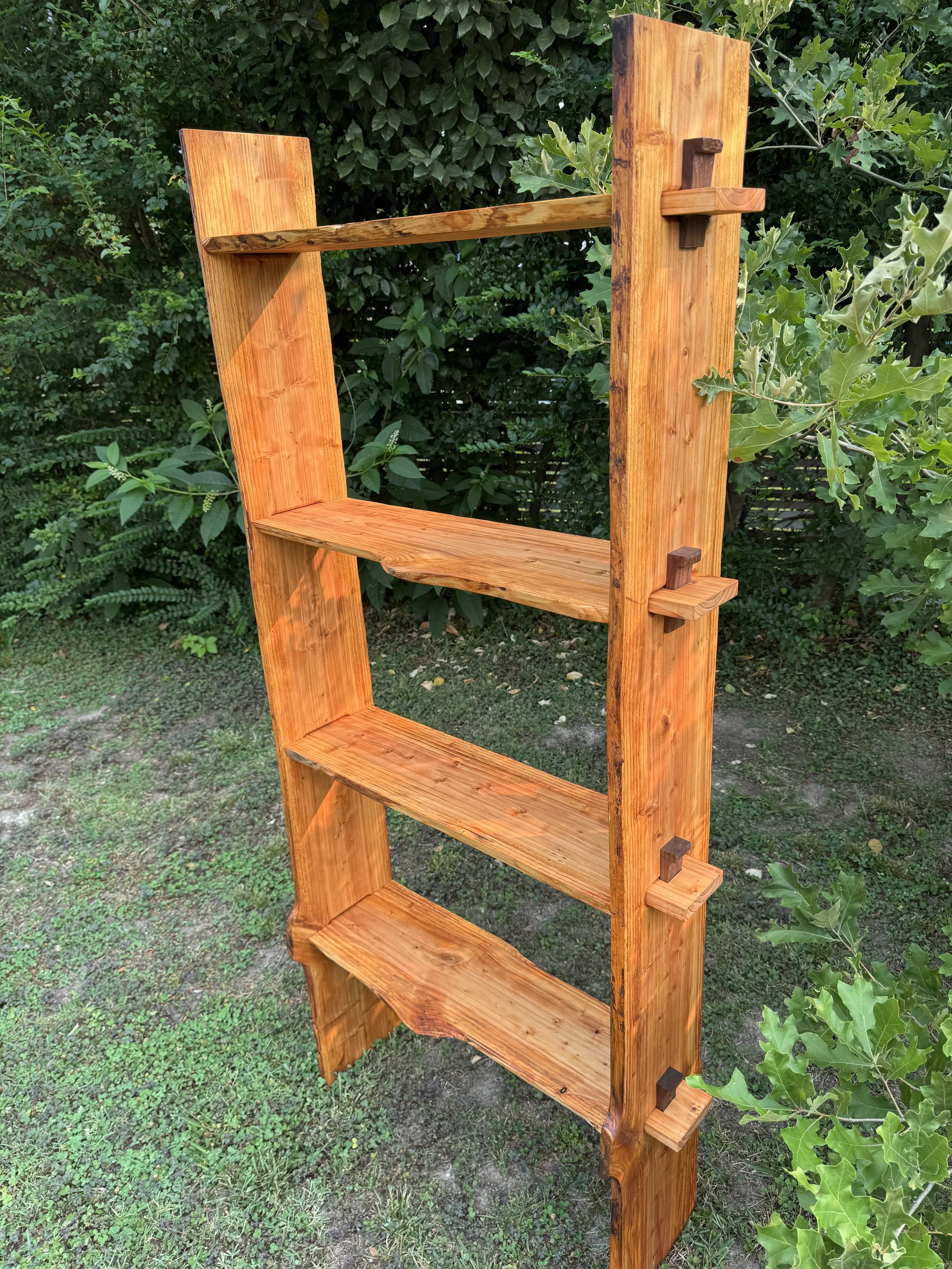Live Edge Bookshelf