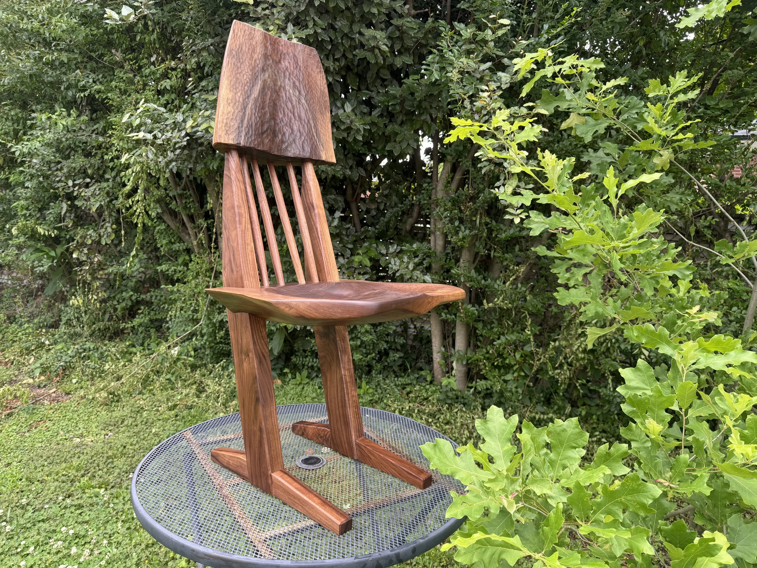 Live Edge Slab Chair