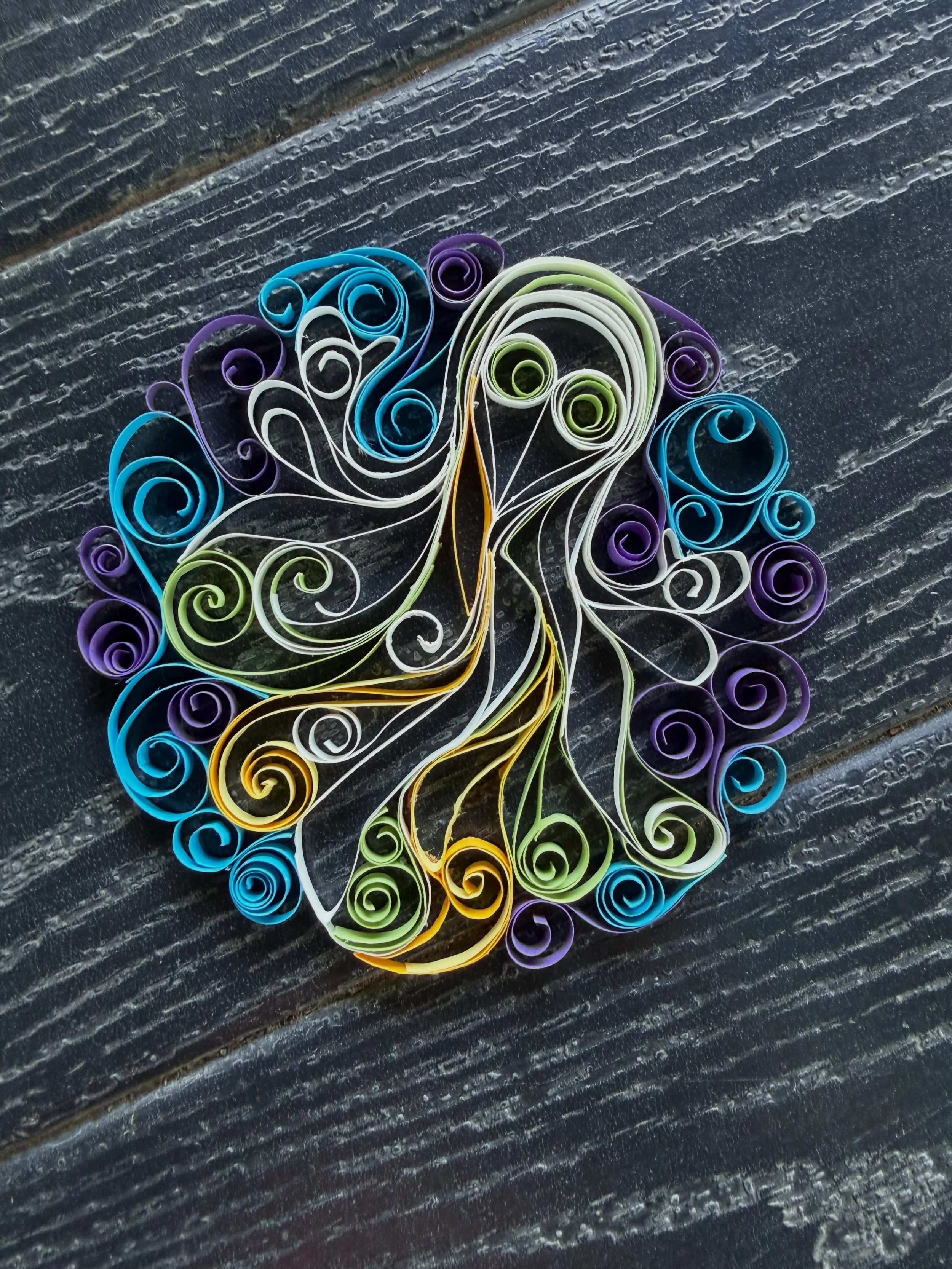 Having fun quilling decorations for the pumpkin fest in Crete. Hope you come out to see me the first Sunday in October! #fahrsidestudios #nebraskaastist