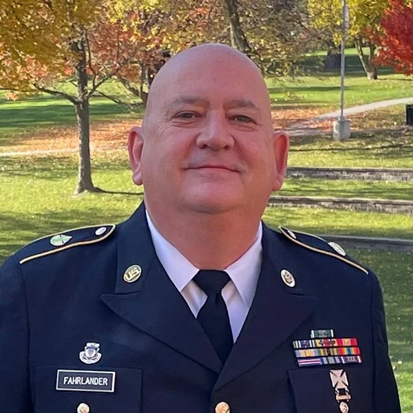 Photo of Eric in Guard uniform