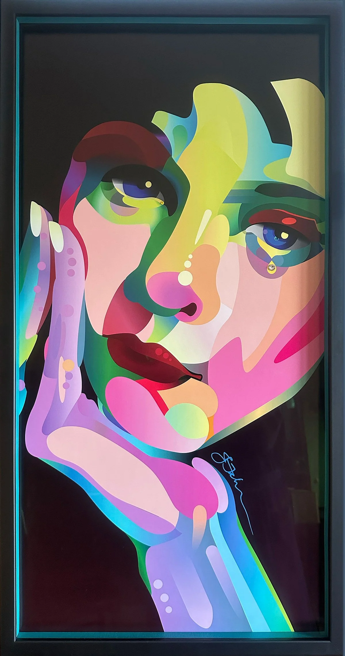 The Tear: Framed / Embellished