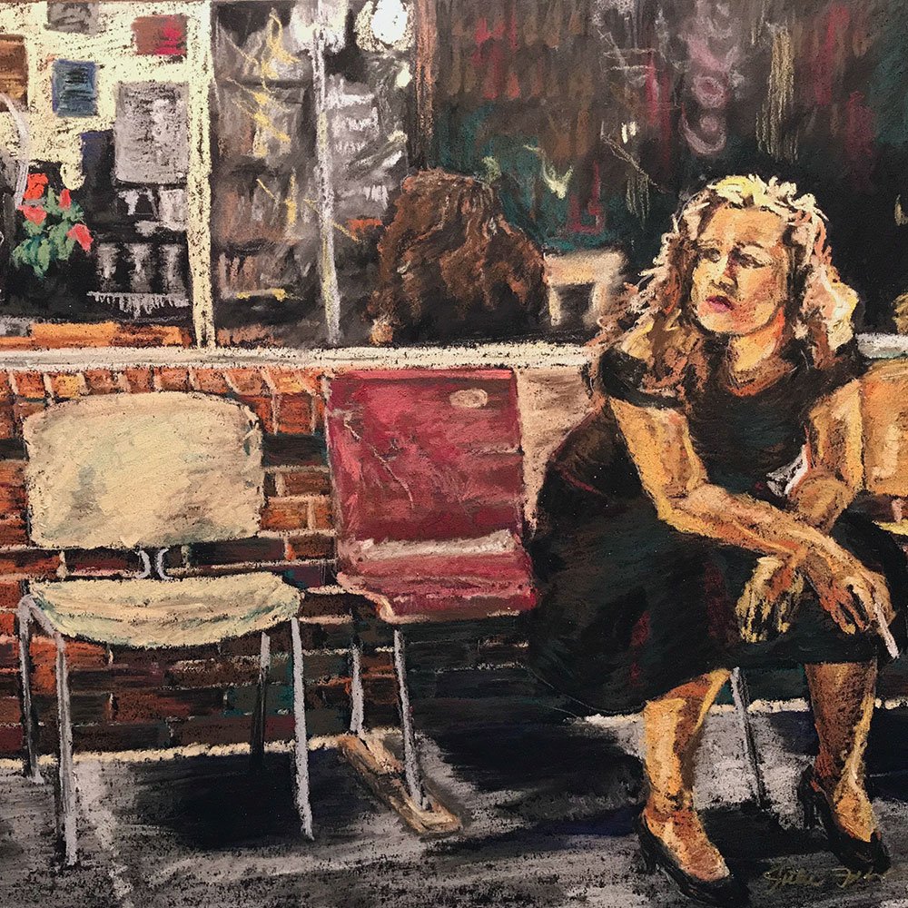 On the Verge-Pastel art by Julie Fahrlander