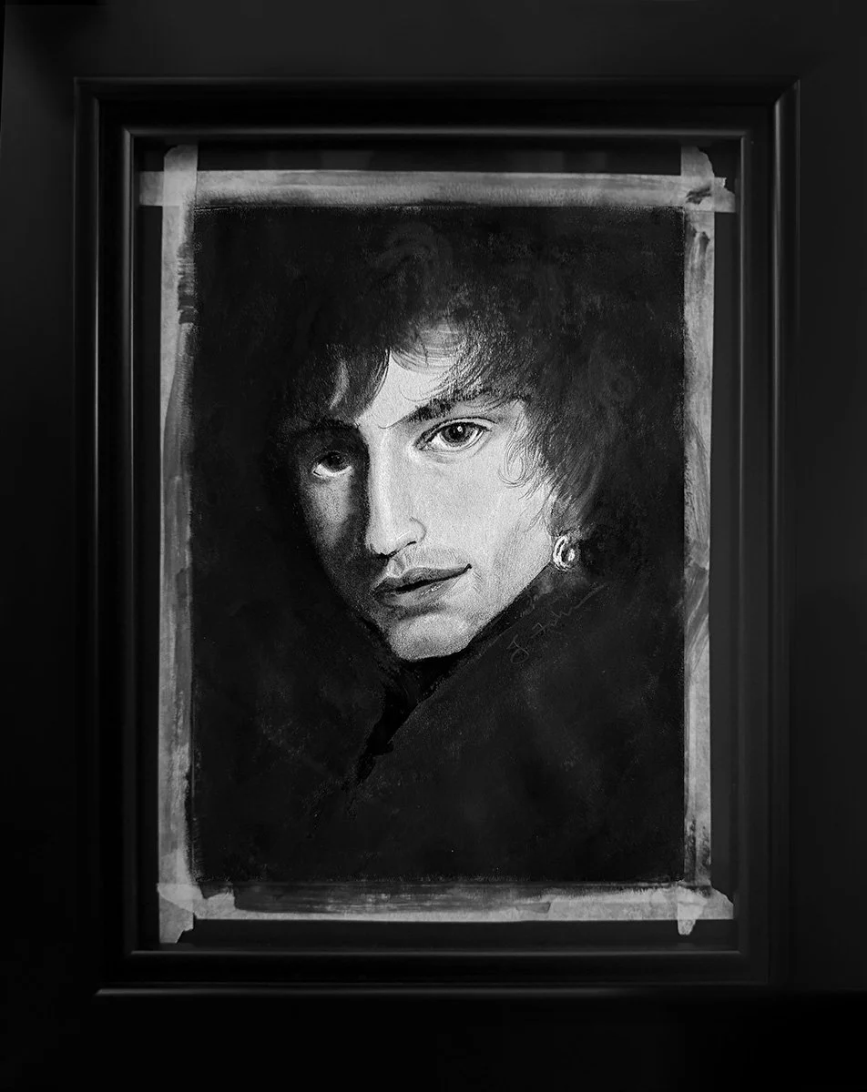 Man with a Hoop Earring: Framed Original