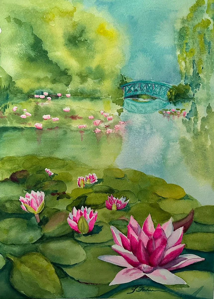 Waterlilies in Brilliance: Original