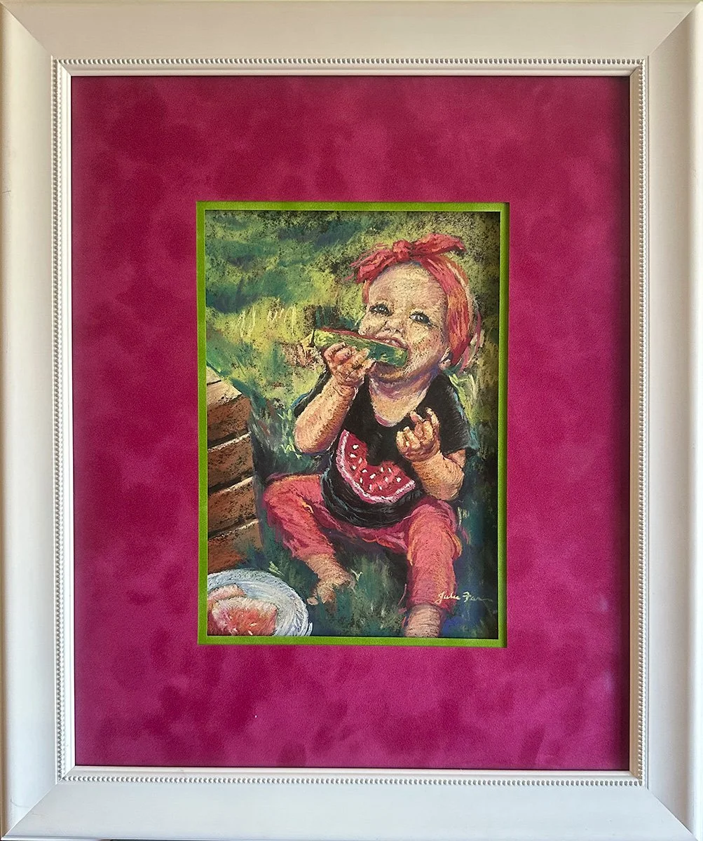 Summer Sweetness: Framed Original