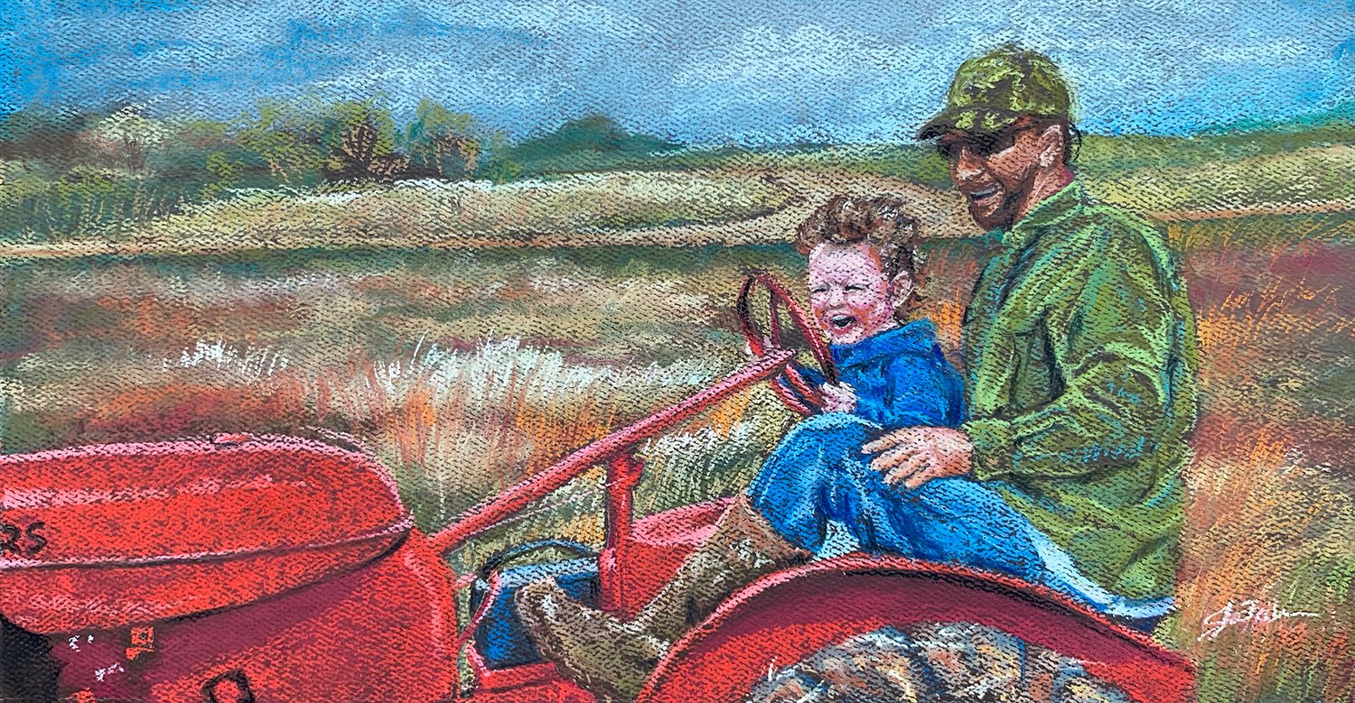 Harvesting Memories: Framed Original