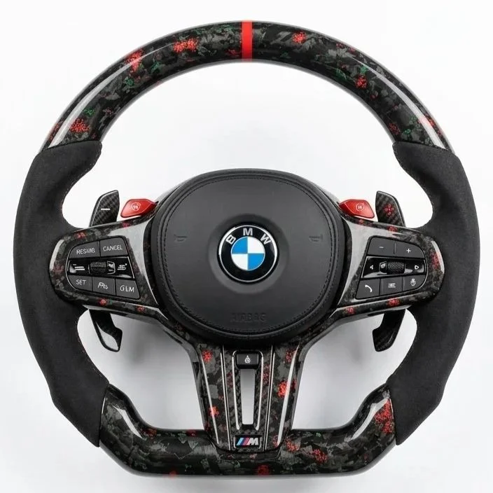 BMW Red Carbon Fibre Steering Wheel