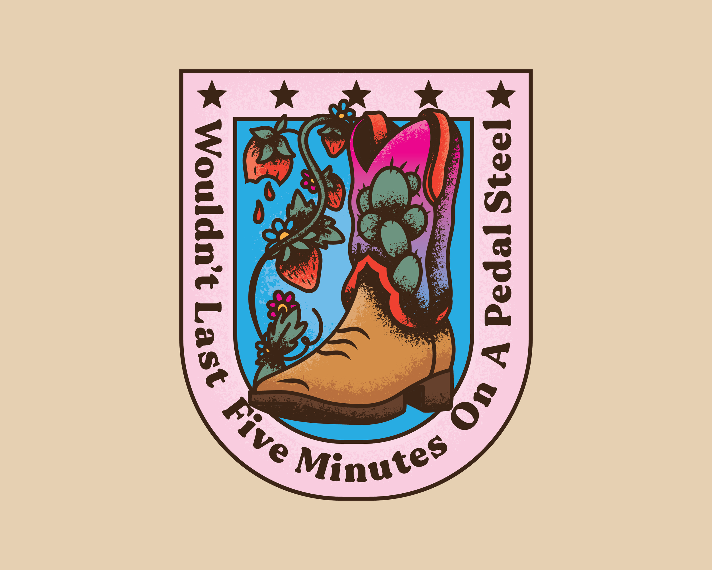 Strawberry Woman Illustration Jason Isbell 400 Unit Weathervanes Pedal Steel Square Toed Boots Design